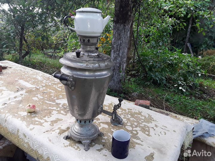 Самовар-рюмкой дровяной