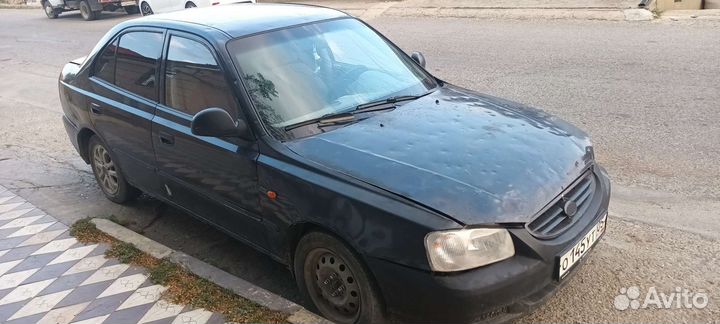Капот hyundai accent