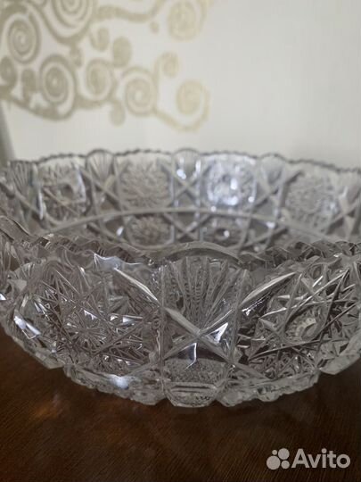 Ваза хрустальная большая СССР