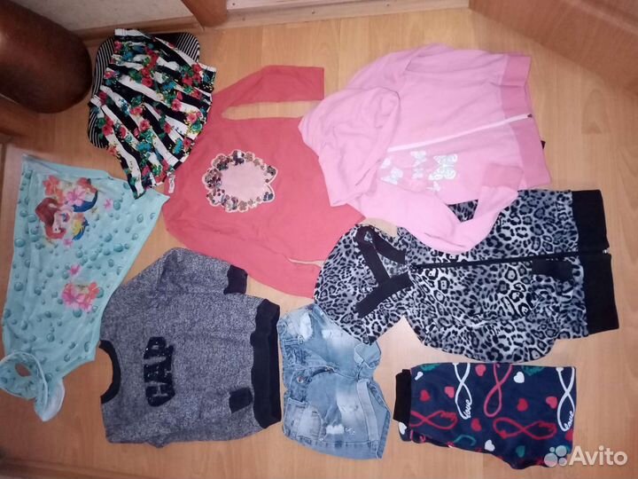 Пакет вещей для девочки 122 128