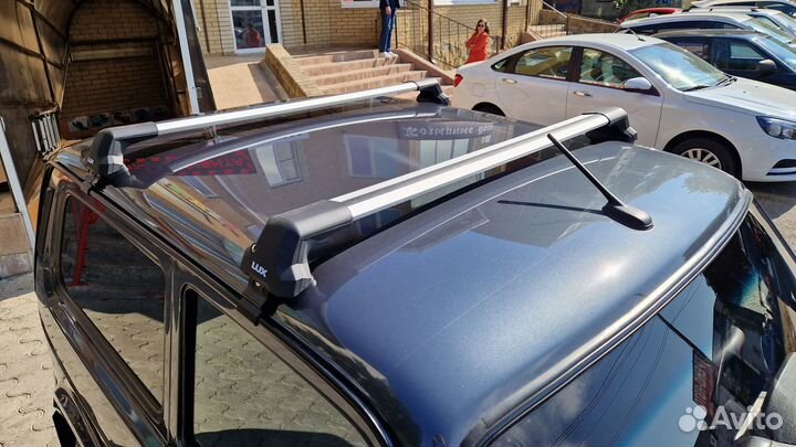 Багажник на крышу LUX city для Лада Нива, серый