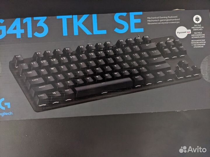 Игровая клавиатура logitech g413 tkl se