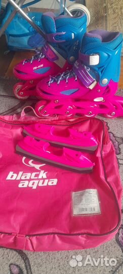 Коньки ролики 2 в 1