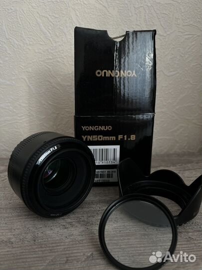 Объектив yongnuo 50mm 1.8