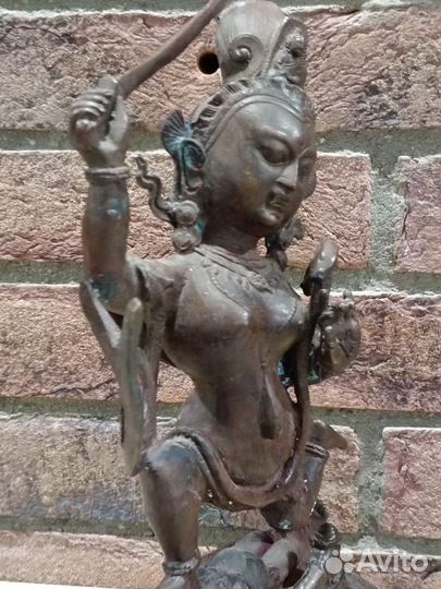 Будда бронза старинный,29 см высота