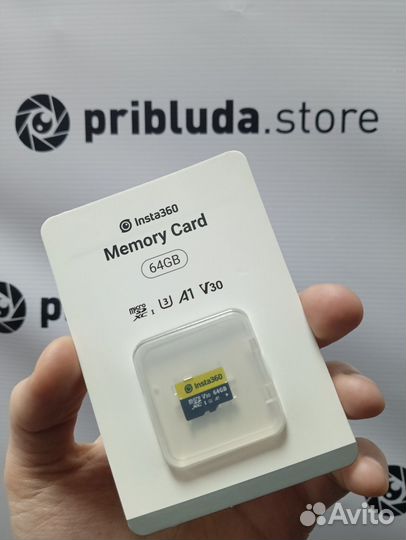 Карта памяти microSD Insta360 64 Gb Memory Card