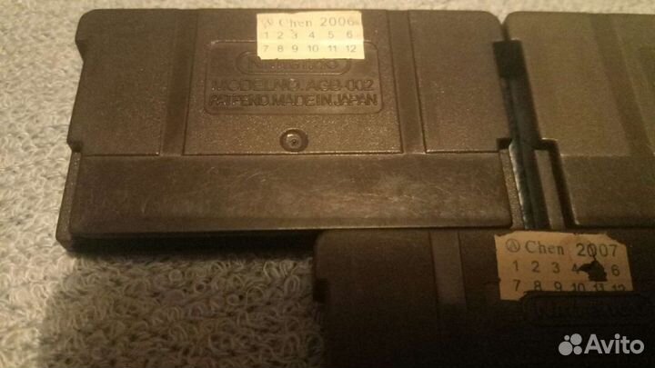 Катриджи Game Boy Advance Japan оригинал