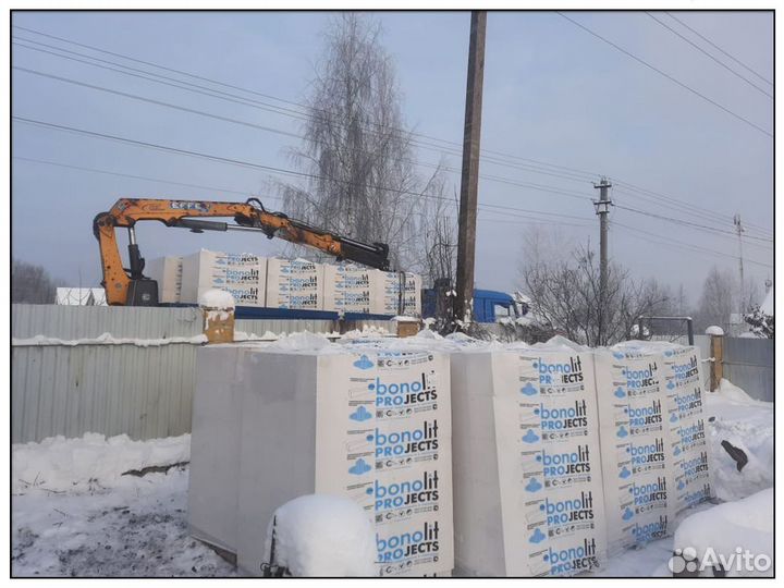 Газобетонные блоки, пеноблоки Bonolit