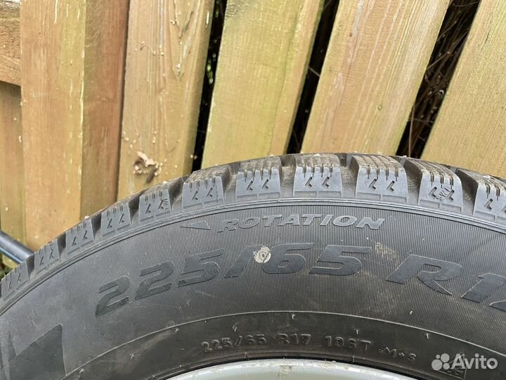 Зимняя резина с дисками r17 225/65