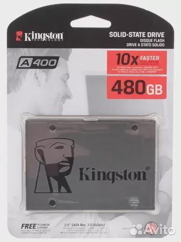 Твердотельный накопитель Kingston 480 Gb SA400S37