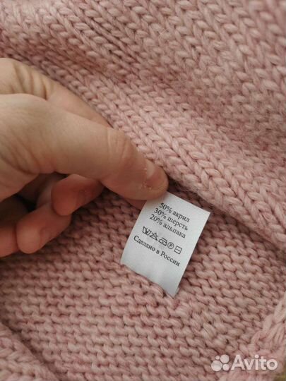 Капор женский вязаный