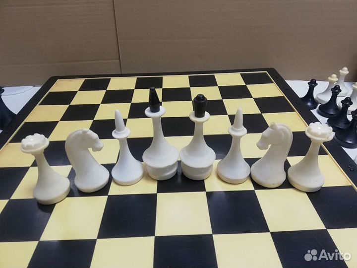 Шахматы СССР фигуры из пластика