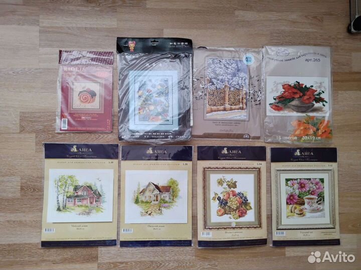 Вышивка. Схемы с остатками ниток