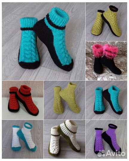 Носки женские вязаные