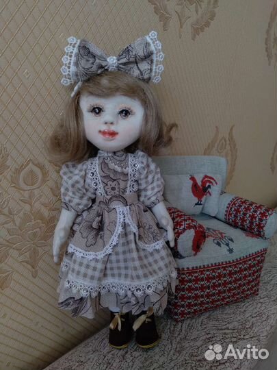 Текстильная кукла ручной работы