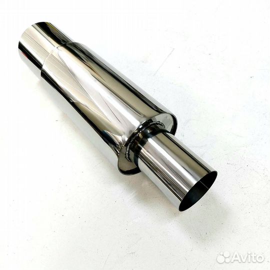 Глушитель банка бочка прямоток универсальный