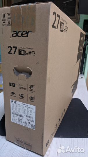 Новый 27 дюймов Acer KB272HLHbi