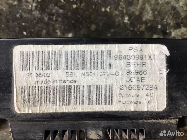 Климат на Peugeot 307