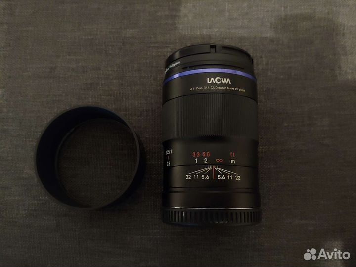 Объектив laowa 50mm f/2.8 2x ultra macro apo mft