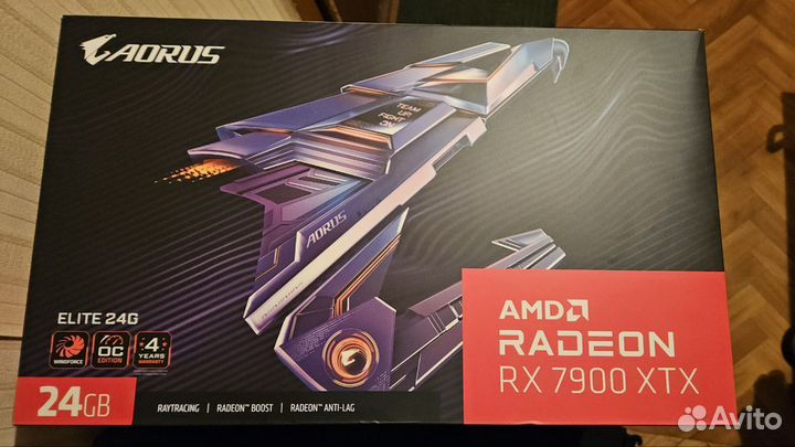 Видеокарта AMD Radeon RX 7900 XTX aorus elite 24GB