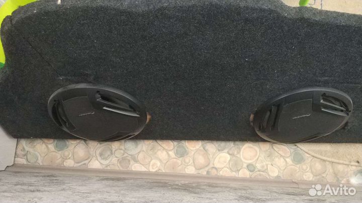 Динамики, авто акустика, pioner, усилитель