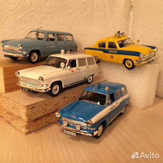 Победа,Волга 21, легковые газы, 1/43