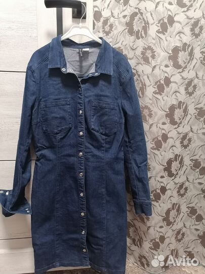 Джинсовый халат