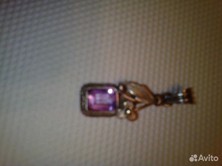 Подвеска старинная серебро