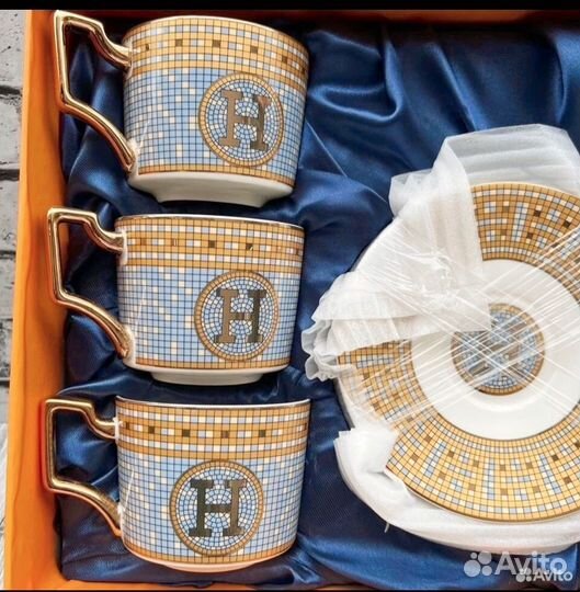 Чайный набор на 6 перс в стиле Hermes