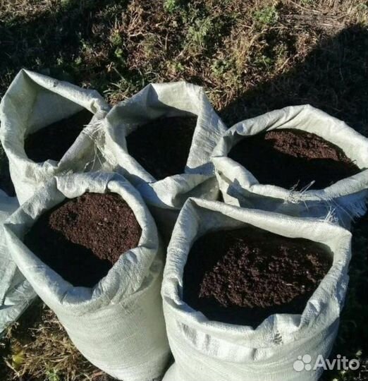 Перегной в мешках