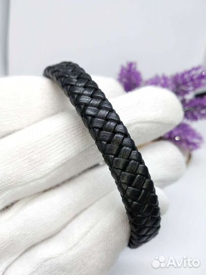 Кожаный браслет мужской