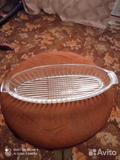 Селедочница.хз. стекло СССР.2 шт