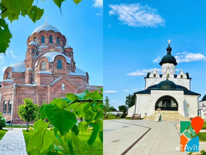 Свияжск на теплоходе из Казани