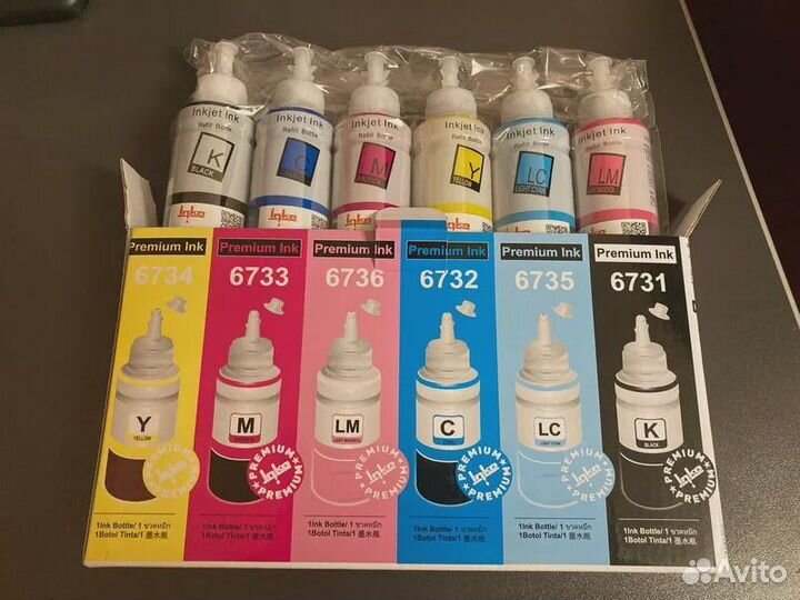 Чернила inko для Epson L800, L805, L810, L850