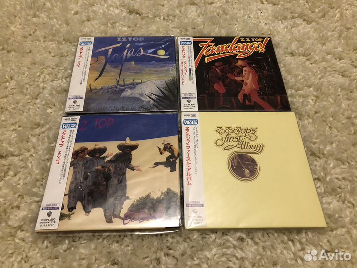 ZZ Top 4 альбома paper sleeve