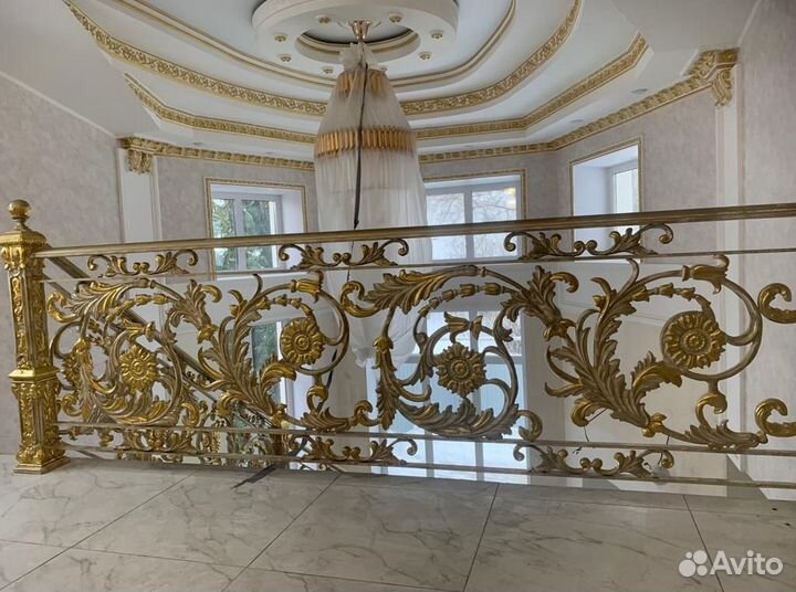 Перила литые алюминиевые