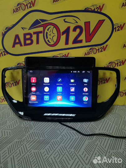 Android магнитола hyundai Solaris все года