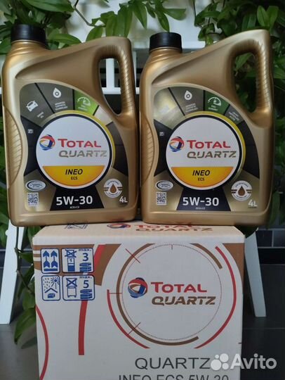 Моторное масло Total Quartz ineo ECS 5W30 4л