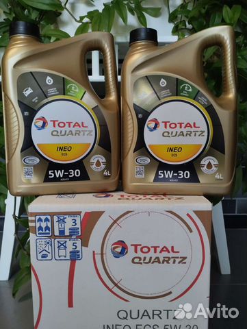 Моторное масло Total Quartz ineo ECS 5W30 4л