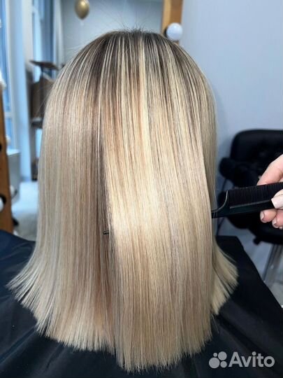 Кератиновое выпрямление