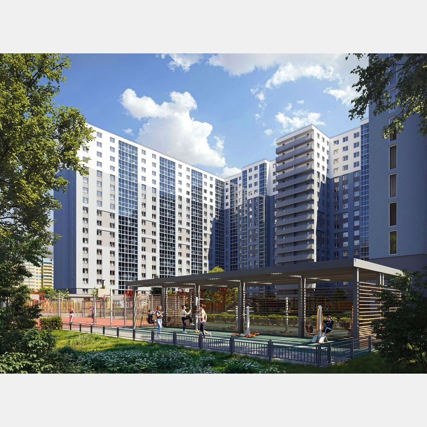 1-к. квартира, 39,3 м², 15/19 эт.