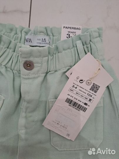 Джинсы zara 104