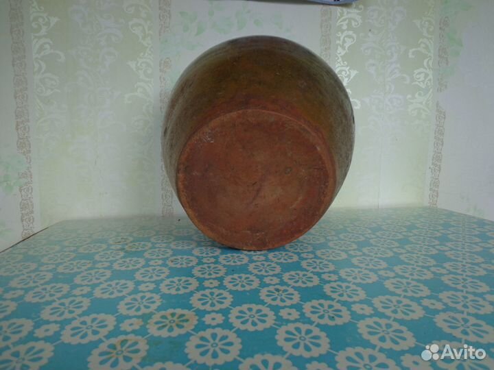 Глиняный горшок кринка 200х300 мм СССР