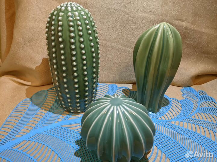 Кактусы IKEA керамика декор