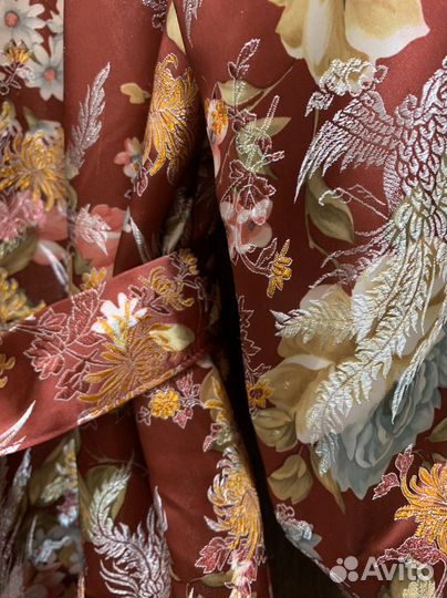 Атласный халат