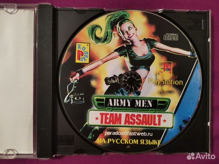 Игра Army Men 11 *Team Assault* на PlayStation 1