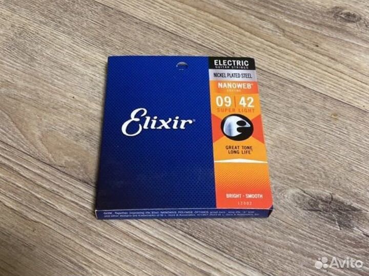 Elixir 9-42 струны для электрогитары