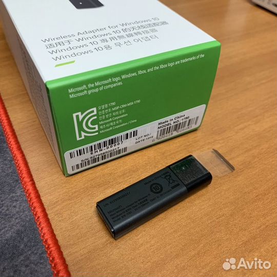 MS Xbox Wireless Adapter for Windows 10 оригинал
