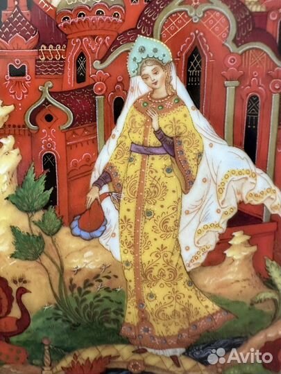 Былинный фарфор Палех Тарелки декоративные