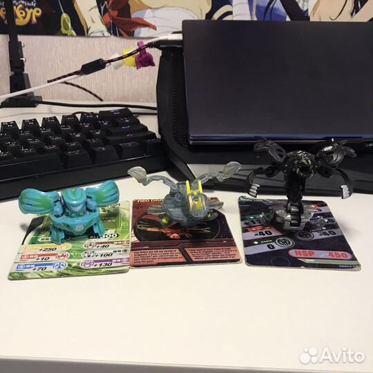 Бакуганы и пластиковые карты